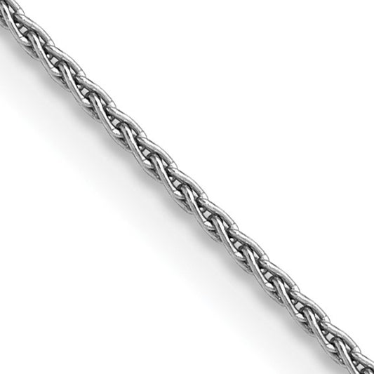 14k White Parisan Wheat Link Chains 1.50 mm