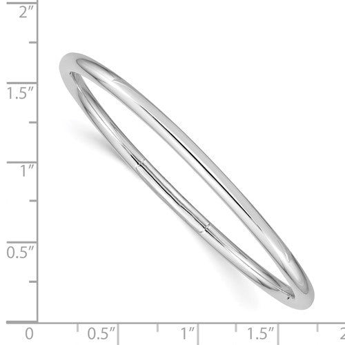 Sterling Silver Children's Polished Slip-On Bangle Bracelet