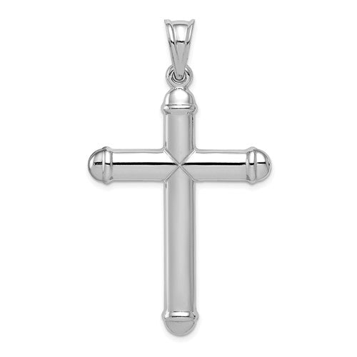 Sterling Silver Diamond-Cut Reversible Cross Pendant