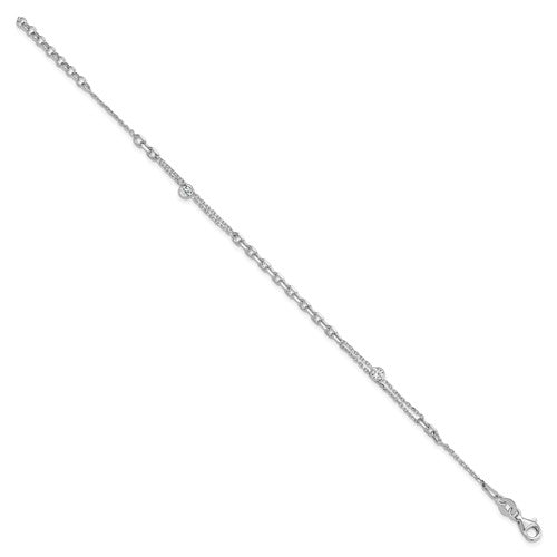 Sterling Silver CZ Bracelet
