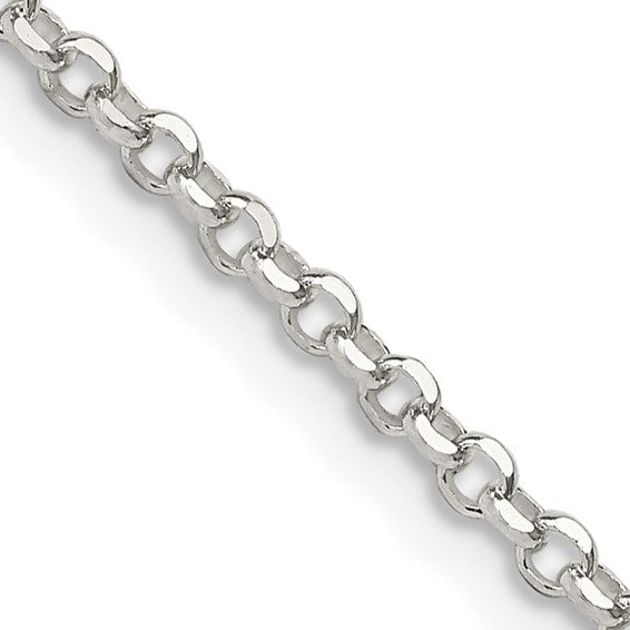Sterling Silver Diamond-Cut Cable Link Chain 2.00 mm