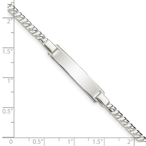 Sterling Silver Infinity Link Children's ID Bracelet