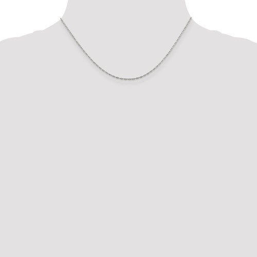 Sterling Silver Rhodium-Plated CZ Heart Pendant