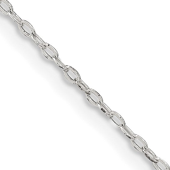 Sterling Silver Rhodium-Plated CZ Heart Pendant