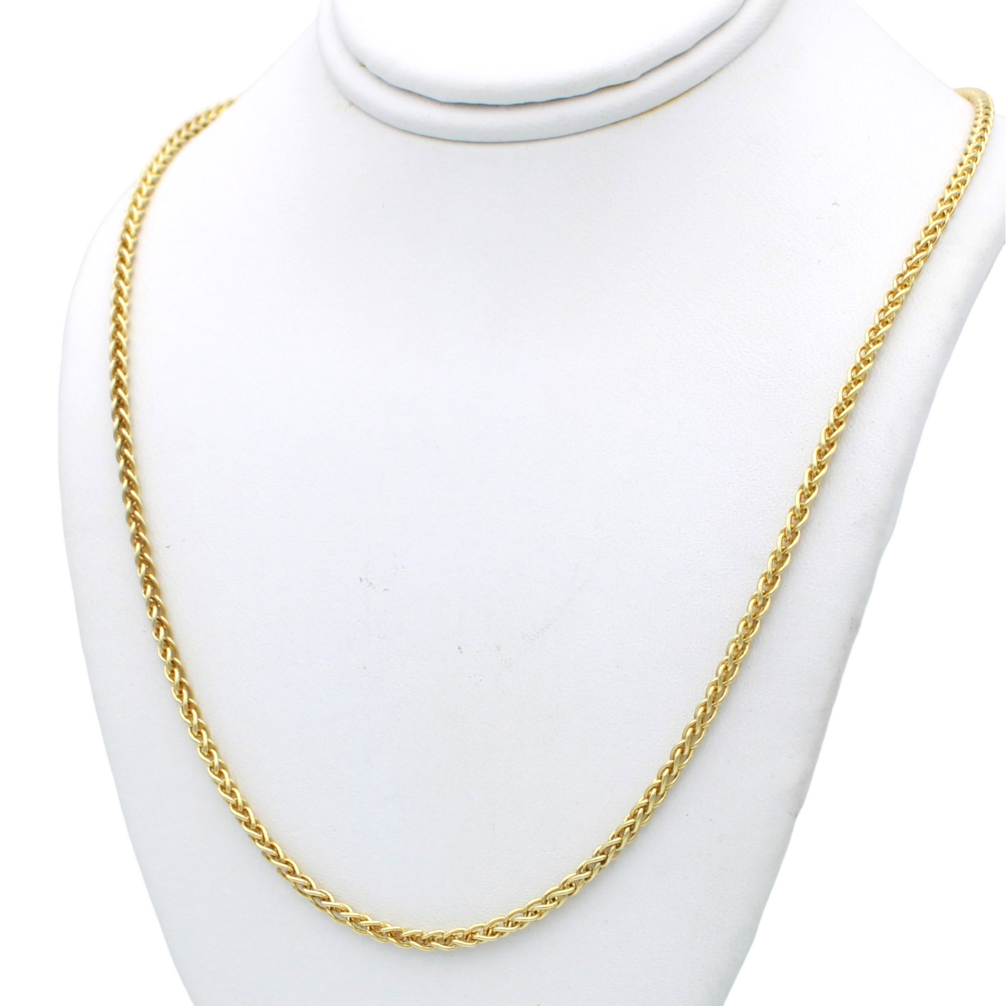 14k Round Wheat Chain - 2.00 mm