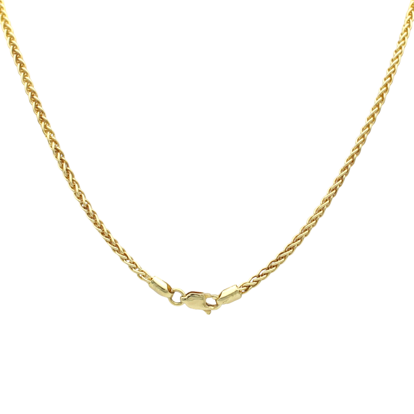 14k Round Wheat Chain - 2.00 mm