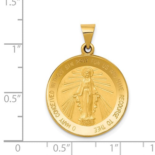 14k Miraculous Medallion - 30 mm