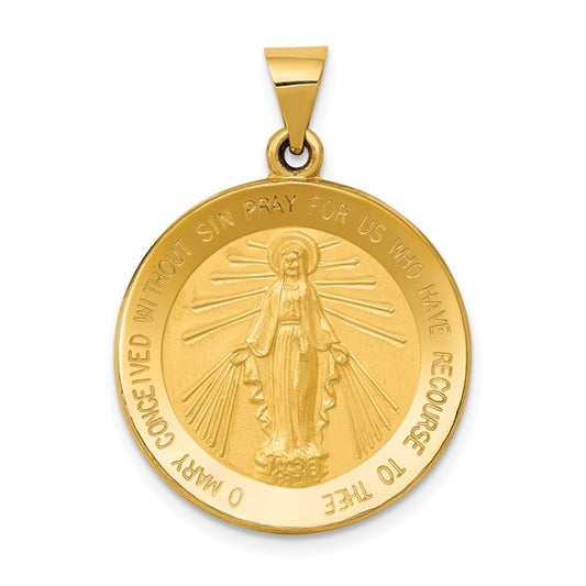 14k Miraculous Medallion - 30 mm