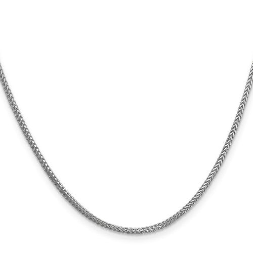 14k White Franco Link Chains - 1.30 mm