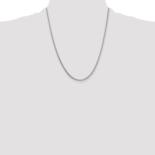 14k White Franco Link Chains - 1.30 mm