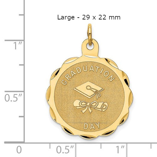 14k Graduation Day Charm
