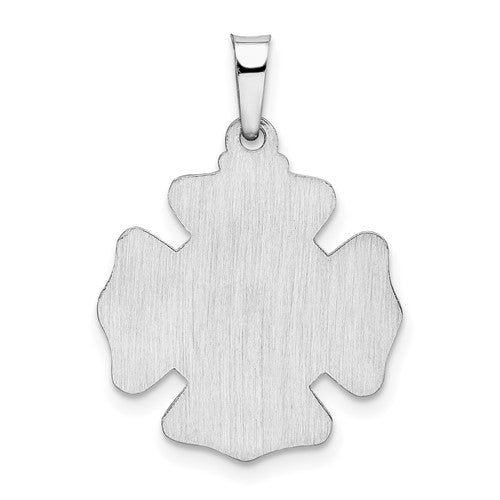 14k White St. Florian FDNY Badge Medallion 24.4 mm