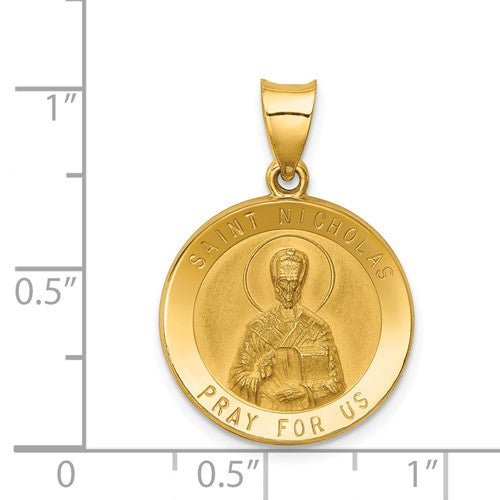 14k St. Nicholas Medallion 21 mm
