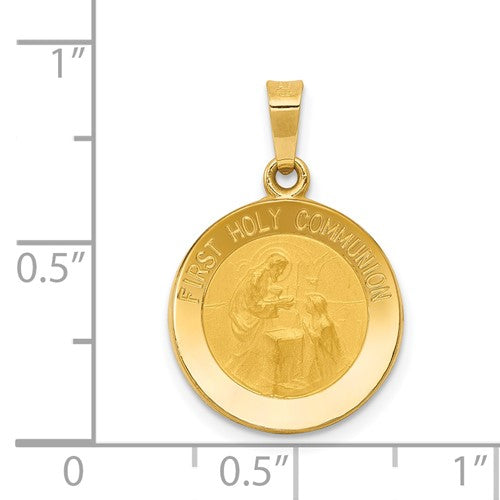 14k First Holy Communion Medallion