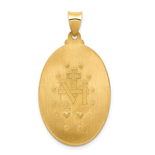14k Miraculous Medallion - 39 mm