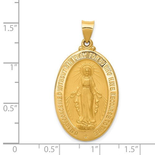 14k Miraculous Medallion - 39 mm