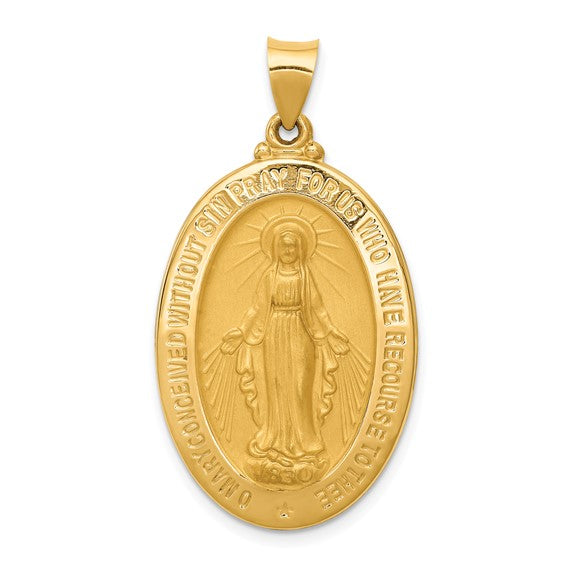 14k Miraculous Medallion - 39 mm
