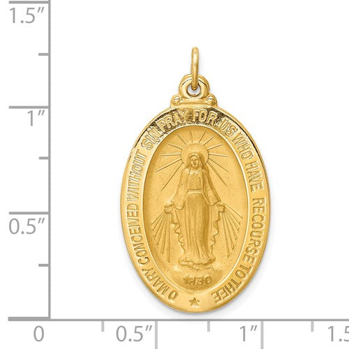 14k Miraculous Medallion - 33 mm