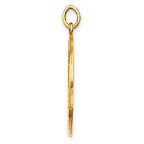 14k Yellow Gold St. Christopher Medallion - 22 mm