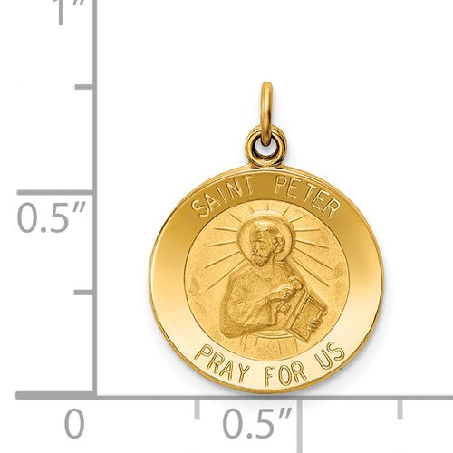 14k St. Peter Medallion - 23 mm