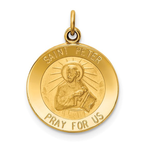 14k St. Peter Medallion - 23 mm