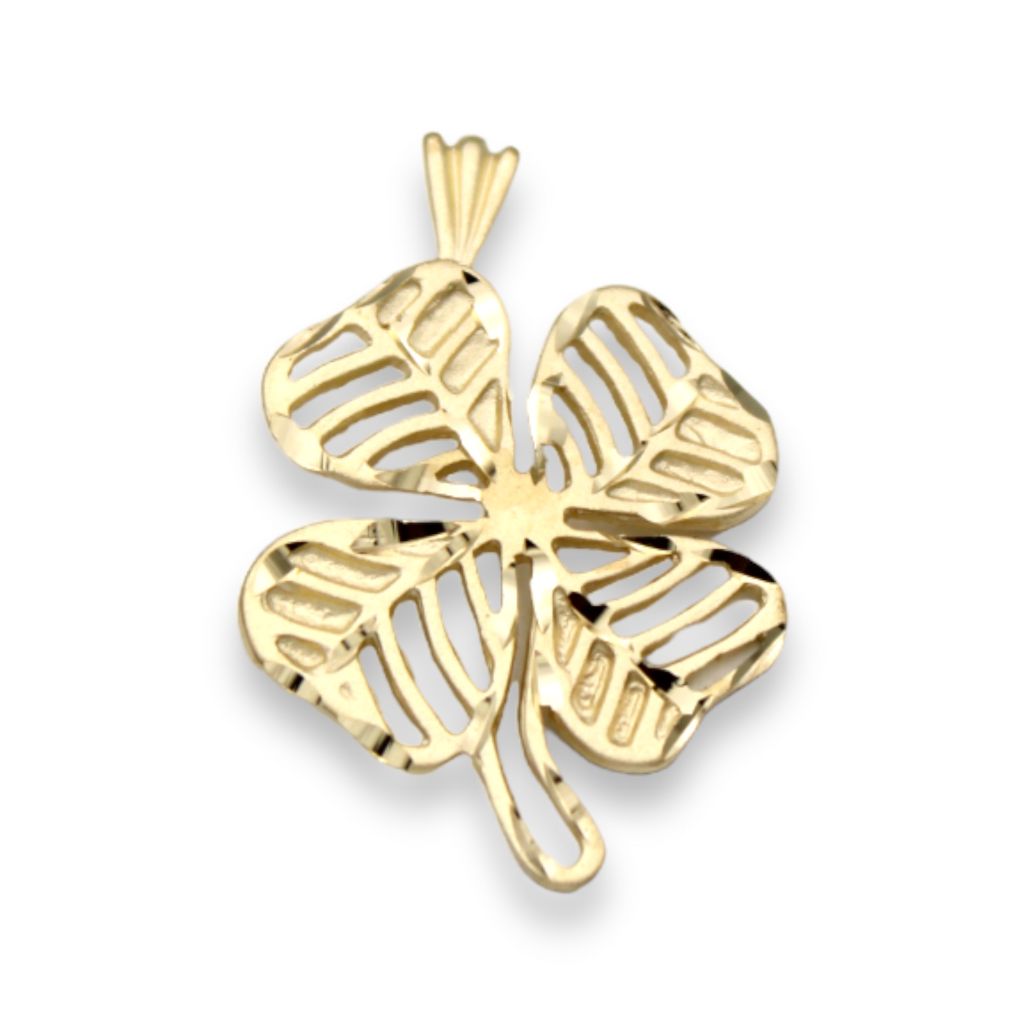 14k Four Leaf Clover Charm
