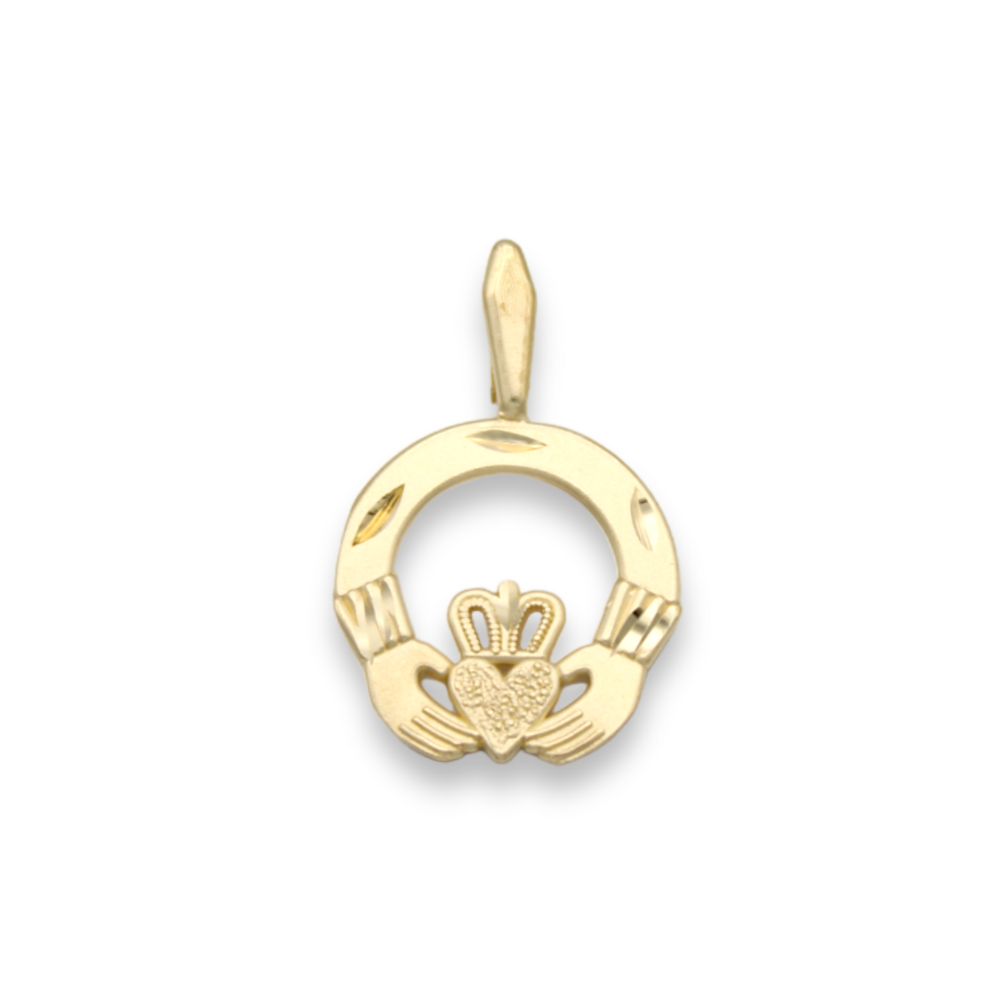 14k Claddagh Pendant