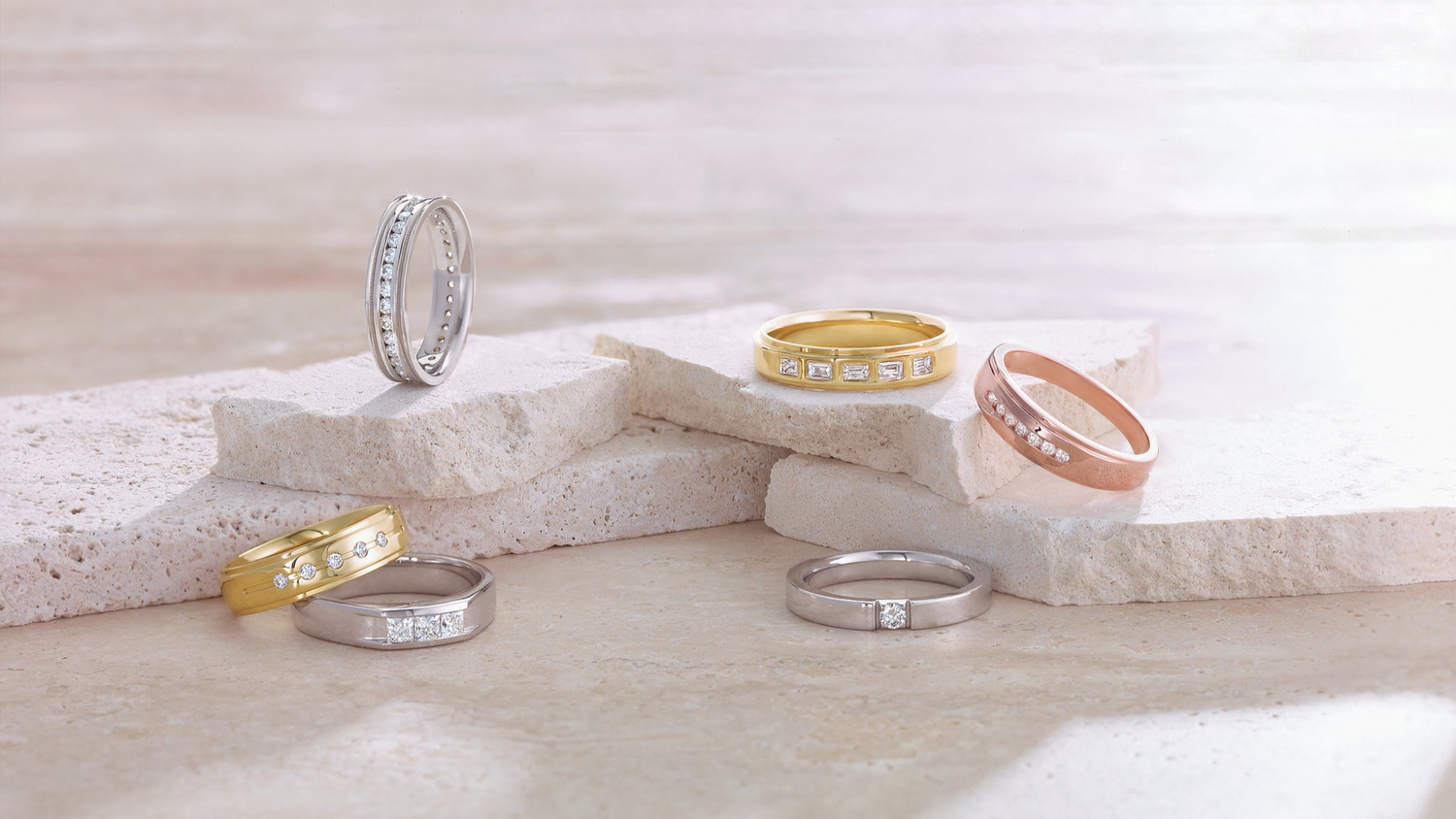 Collection of Diamond Wedding Bands