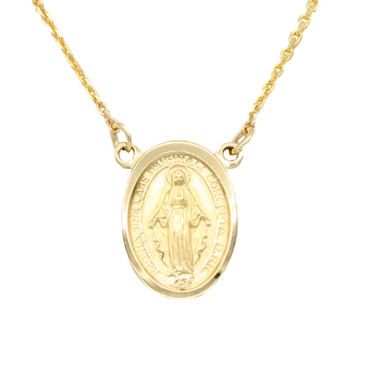 14k Miraculous Medallion Necklace