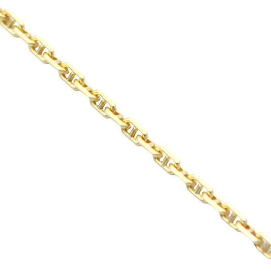 14k Alternating Anchor Link Chain - 2.05 mm
