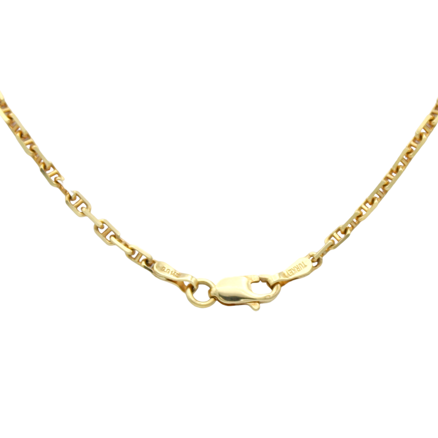 14k Alternate Anchor Chain - 2.10 mm