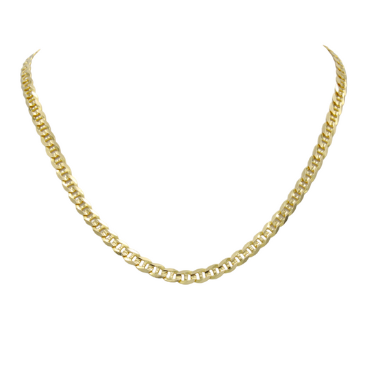 14k Yellow Gold Anchor Link Anklet