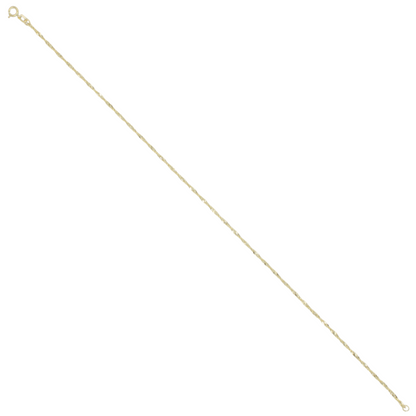 14k Singapore Link Anklet