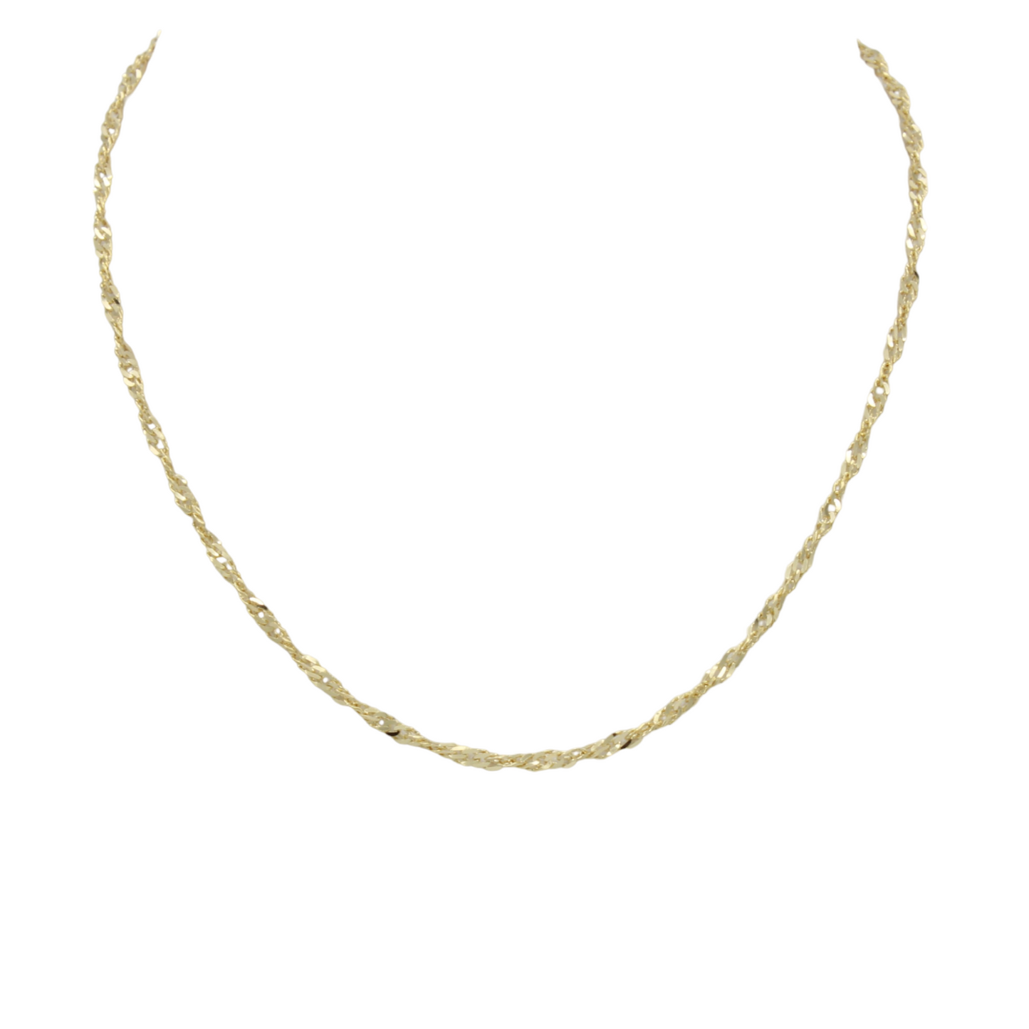 14k Singapore Link Anklet