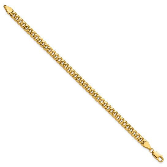 14k Yellow Gold Cuban Link Bracelet