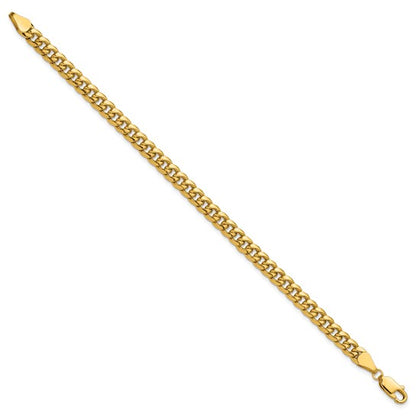 14k Yellow Gold Cuban Link Bracelet