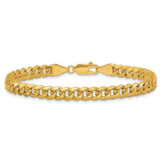 14k Yellow Gold Cuban Link Bracelet