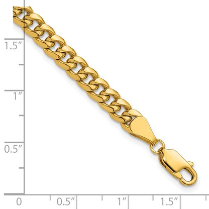 14k Yellow Gold Cuban Link Bracelet