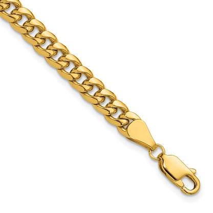 14k Yellow Gold Cuban Link Bracelet