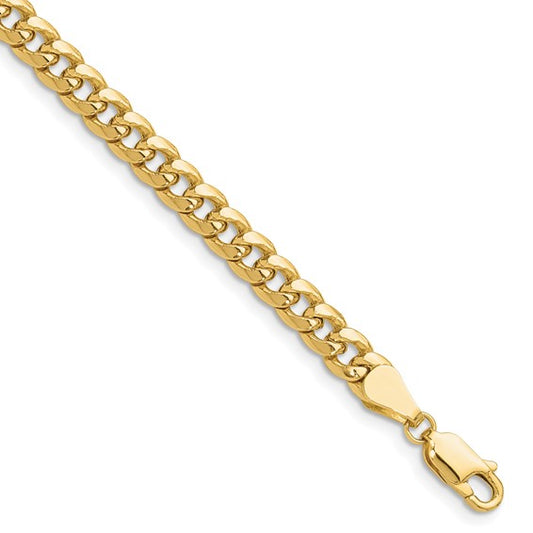 14k Yellow Gold Cuban Link Bracelet