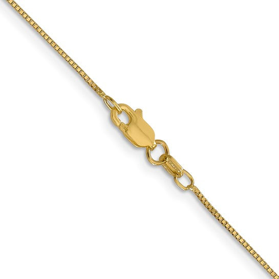 14k Box Chain w/ Lobster Lock - 0.70 mm