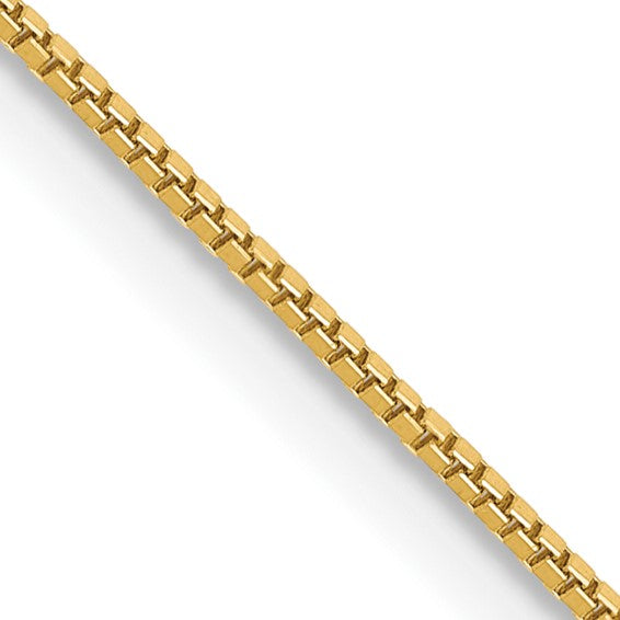 14k Box Chain w/ Lobster Lock - 0.70 mm