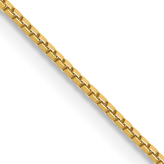 14k Box Chain - 0.90 mm