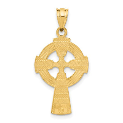 14k Yellow Gold Celtic Cross