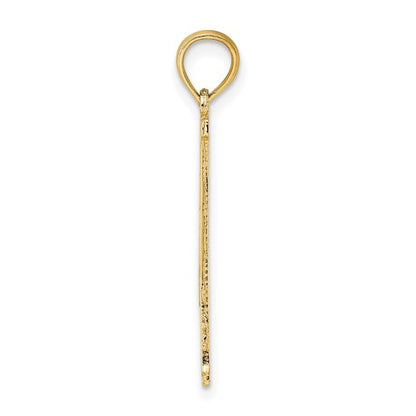 14k #1 Dad Charm