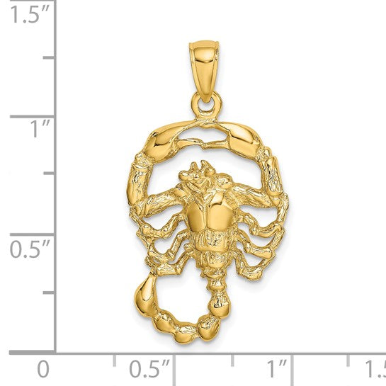 14k Scorpion / Zodiac Charm