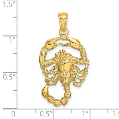 14k Scorpion / Zodiac Charm