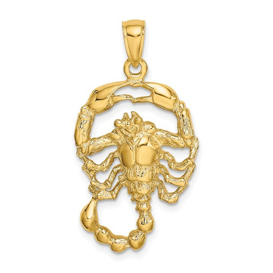 14k Scorpion / Zodiac Charm