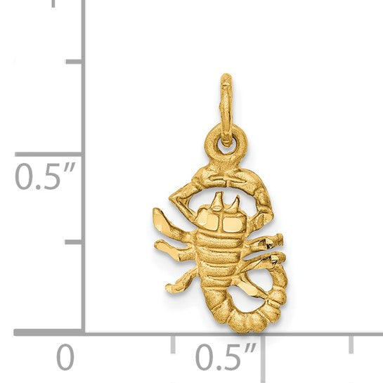 14k Scorpion / Zodiac Charm