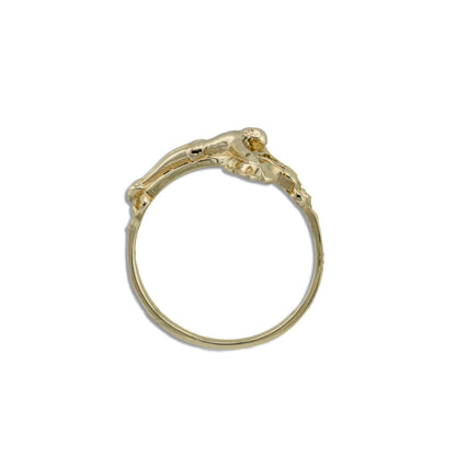 14k Yellow Gold Crucifix Ring